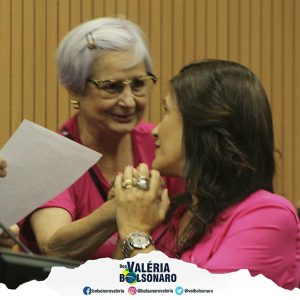 Deputada Valéria Bolsonaro em audiência no município de Campinas, para discussão do orçamento 2020 do Estado de São Paulo
