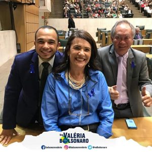 Deputada Valéria Bolsonaro Combate e conscientização da preventiva do câncer de próstata